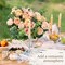 16 Bunches 12 Inch Artificial Mini Rose Bouquet – 160 Heads Champagne Silk Fake Roses Bulk Set for Wedding, Bridal Shower, Valentine’s Day, Home, Office & Event Centerpiece Floral Decor